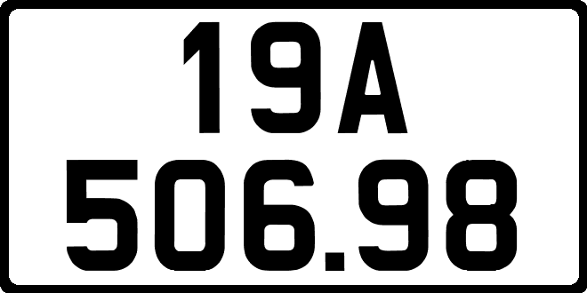 Thông tin về biển số 19A-506.98 - Tra cứu biển số trực tuyến