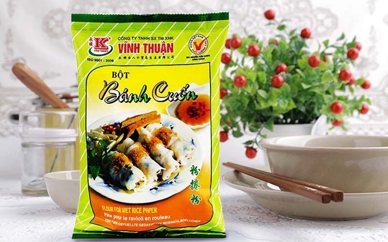 Cách làm bánh cuốn từ gói bột trộn sẵn