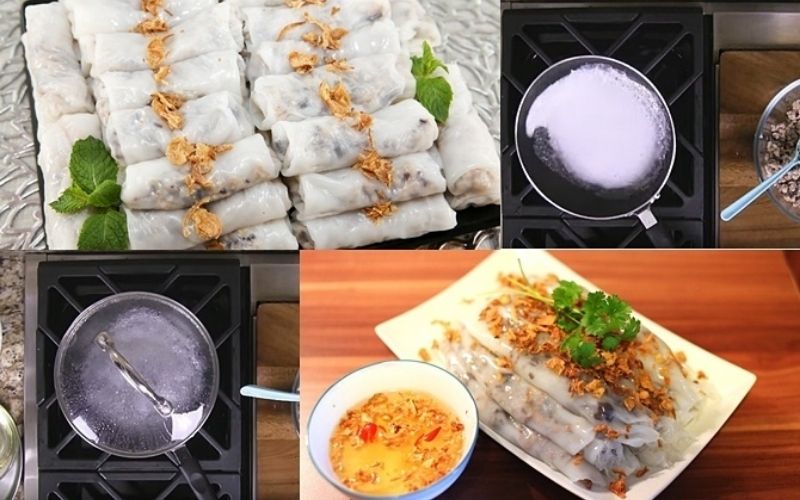 “Mẹo hay” làm bánh cuốn bằng bột mì trộn sẵn