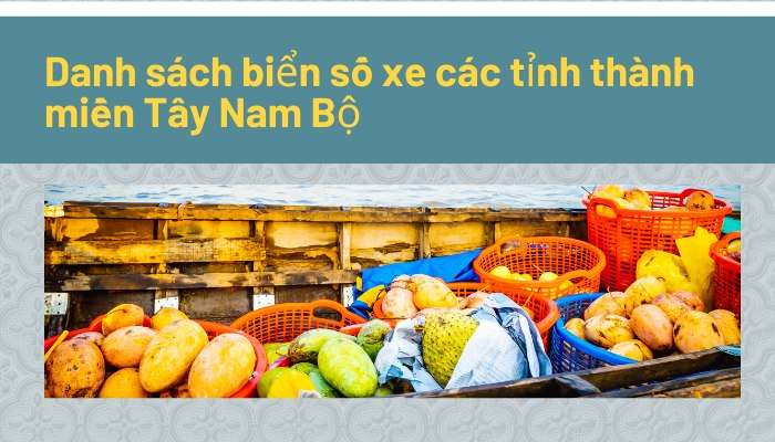 Danh sách biển số xe các tỉnh, thành phố Tây Nam Trung Quốc