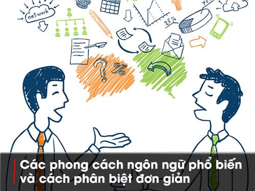 Phong cách ngôn ngữ phổ biến và sự khác biệt đơn giản