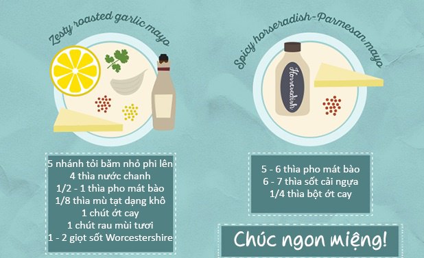 20 cách làm nước chấm sốt mayonnaise thơm ngon 7