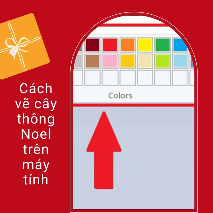 Cách vẽ cây thông Noel trên máy tính