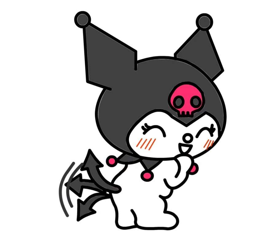 Cách vẽ Kuromi 10