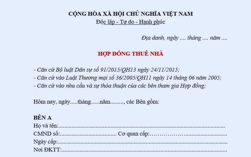 Download mẫu hợp đồng thuê nhà, hợp đồng thuê nhà, hợp đồng thuê kinh doanh nhanh nhất