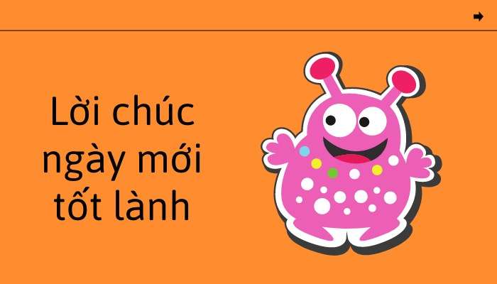 Lời chúc ngày mới tốt lành