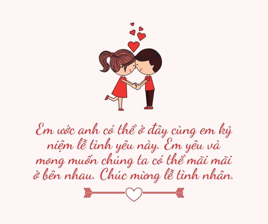 lời chúc Valentine 3