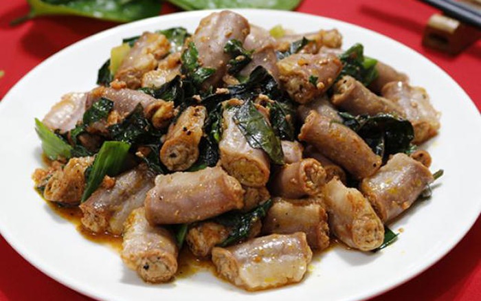 Lòng bò xào lá lốt 1