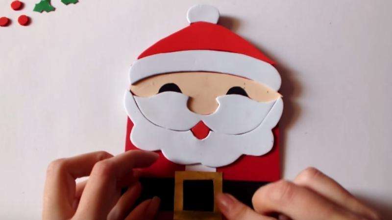 Mẫu thiệp giáng sinh ông già Noel