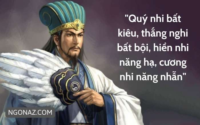 Những câu nói nổi tiếng của Gia Cát Lượng về cách đối xử với mọi người