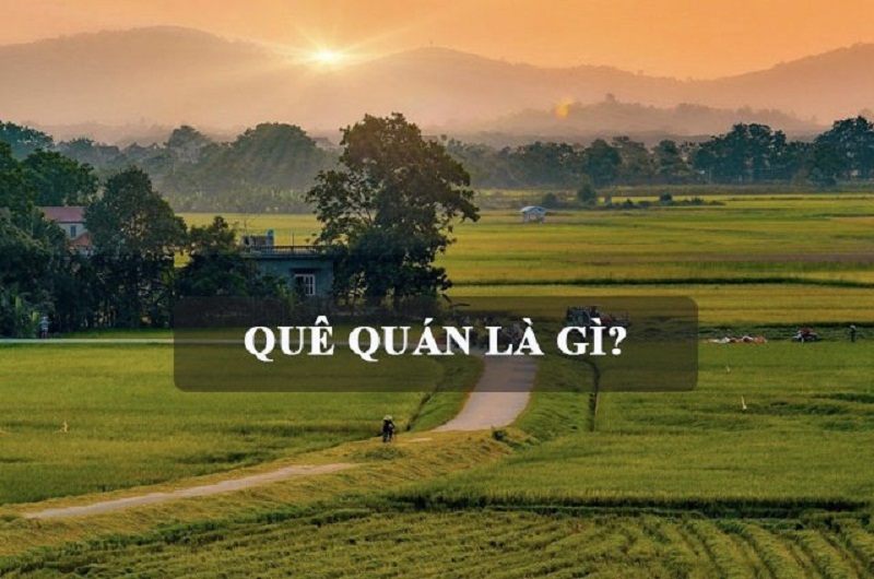 quê hương là gì?  Quy định về cách ghi quê quán trên Giấy khai sinh