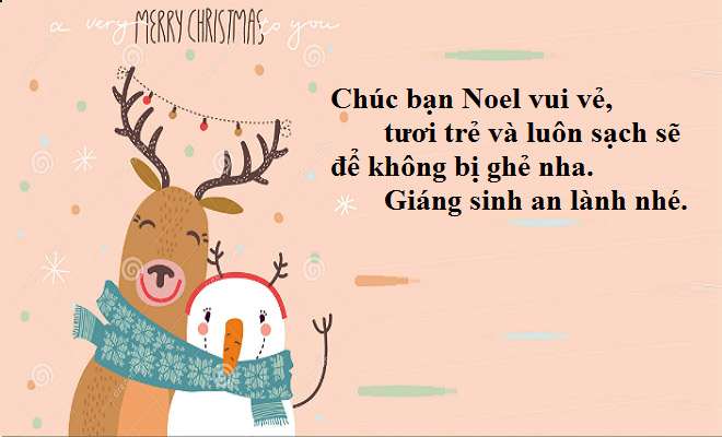 STT Noel, STT giáng sinh, Cap Noel ngắn