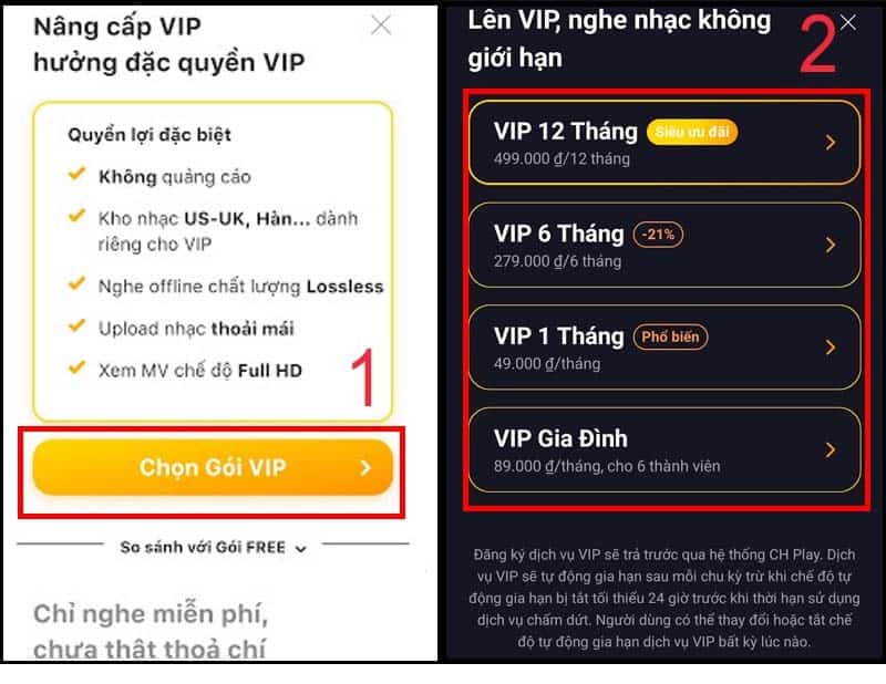 Cách đăng ký tài khoản Zingmp3 Premium Plus