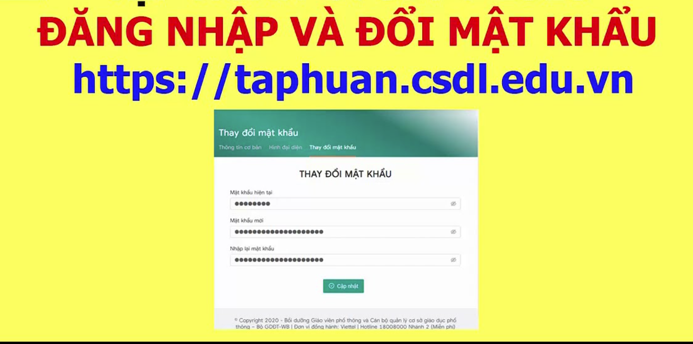 Tahuan.csdl.edu.vn login: Đào tạo, bồi dưỡng giáo viên