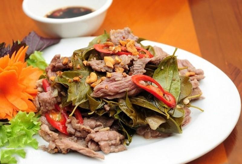 Bò luộc lá lốt 1