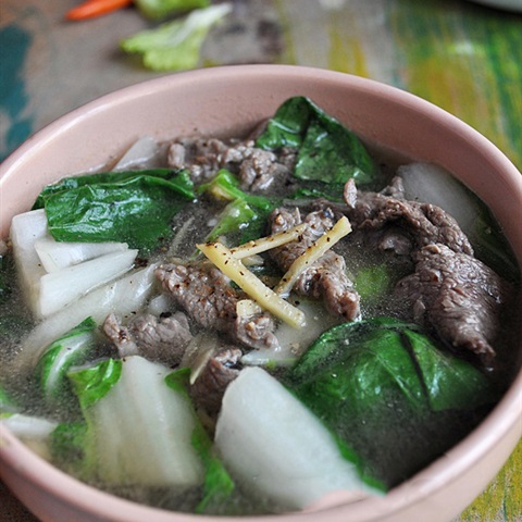 Thịt bò rau củ 1