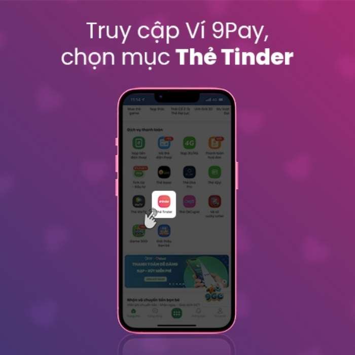 Cách mua Tinder Gold giá rẻ trên 9Pay