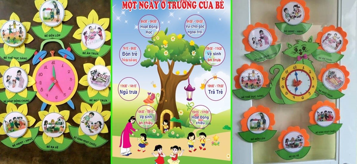 Trang trí góc chủ đề 6