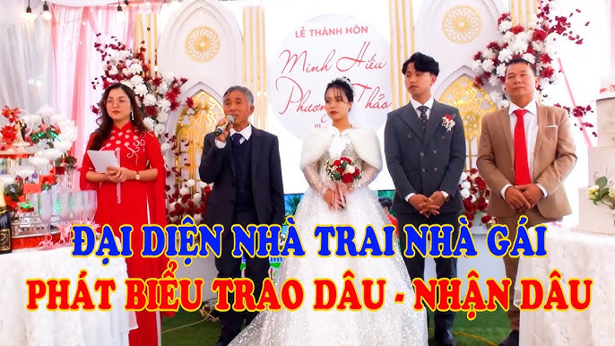 Bài phát biểu mẫu hay nhất đại diện cho gia đình cô dâu trong lễ cưới