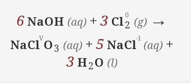 Phản ứng oxi hóa khử giữa NaOH và Cl2