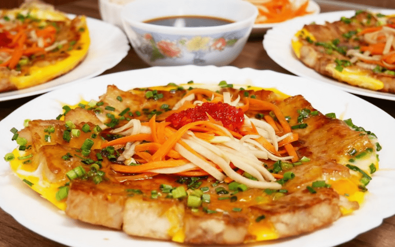 Cách làm bánh pancake trứng khoai môn