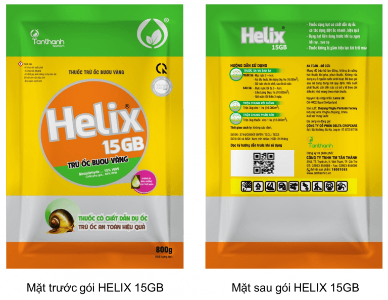 Helix 500WP – Diệt ốc sên trong cây cảnh nhanh chóng