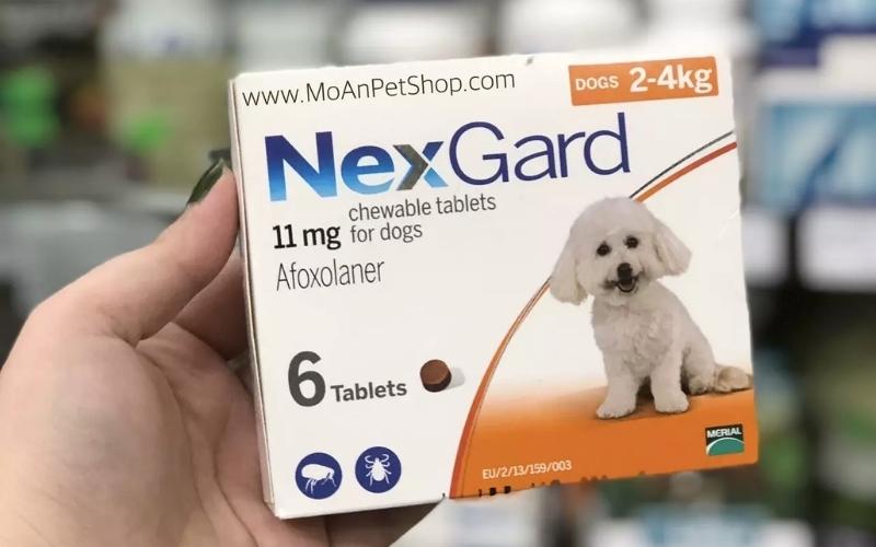 Thuốc uống Nexgard trị ve ở chó