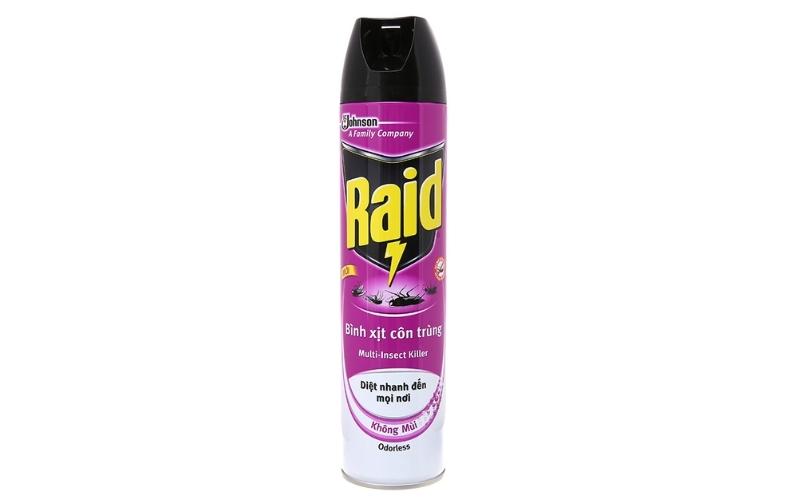 Bình xịt diệt muỗi 3 buồng Raid