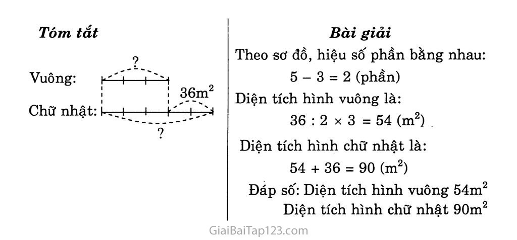 Diện tích hình thoi lớp 4 trang 142, 143