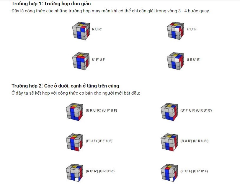 cách giải rubik 20