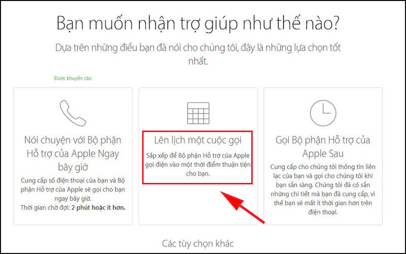 Cách lên lịch cuộc gọi với Apple