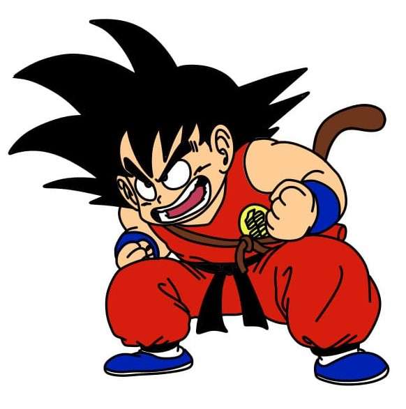 Cách vẽ Goku 14