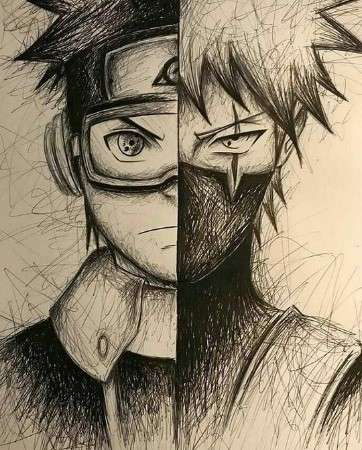 Cách vẽ Obito 5