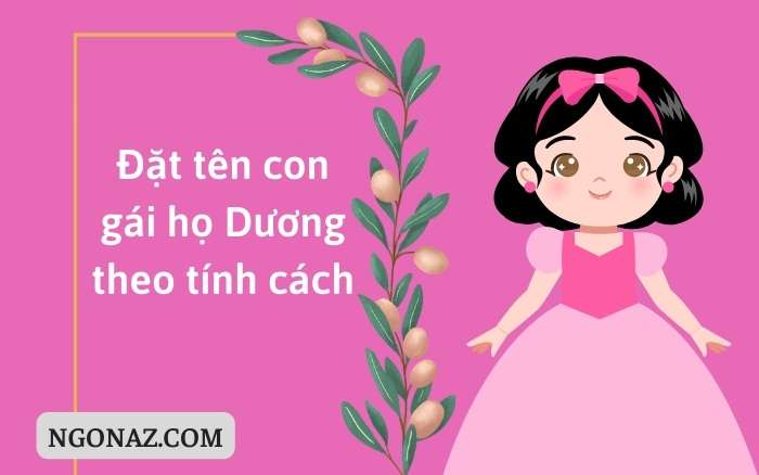 Đặt tên con gái họ Dương theo tính cách