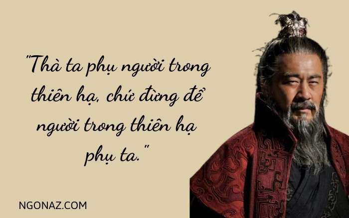 Những câu nói hay của Tào Tháo về lòng người