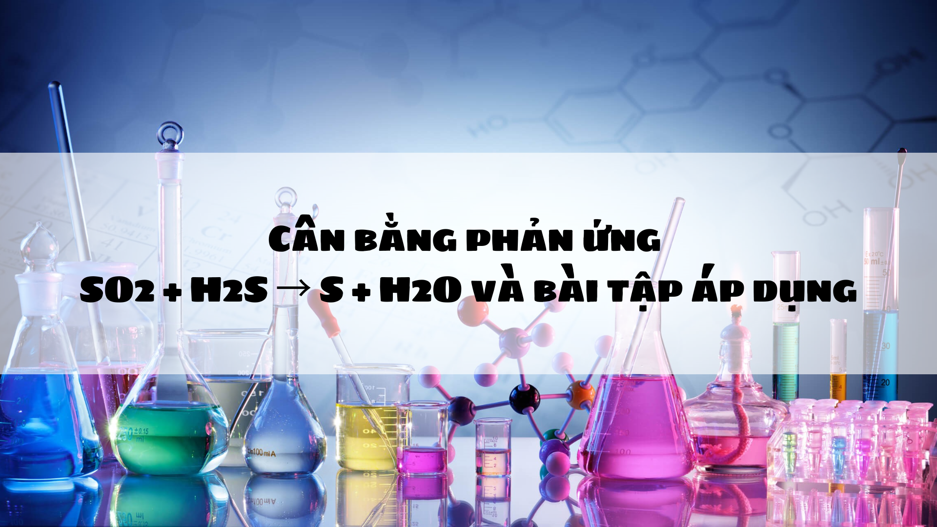 Tổng quan về SO2, H2S và H2O