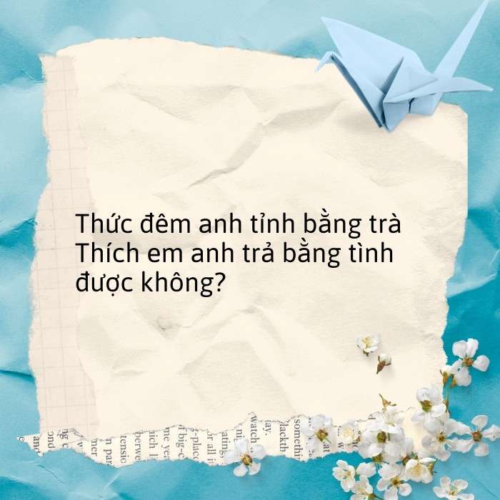 Thơ thả thính đêm khuya