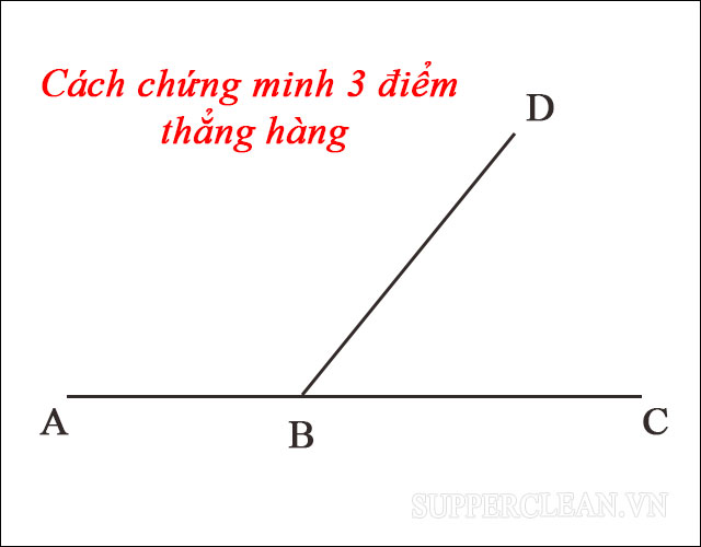 3 điểm thẳng hàng là gì? Các phương pháp chứng minh 3 điểm thẳng hàng