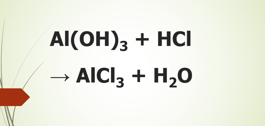 Al(OH)3 thành AlCl3 | Al(OH)3 + HCl → AlCl3 + H2O