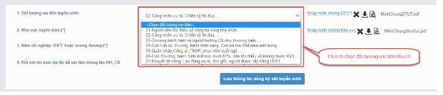 Cách đăng ký vào Bộ Giáo dục và Đào tạo 2023 Tiêu chuẩn xét tuyển Đại học Mẫu 5