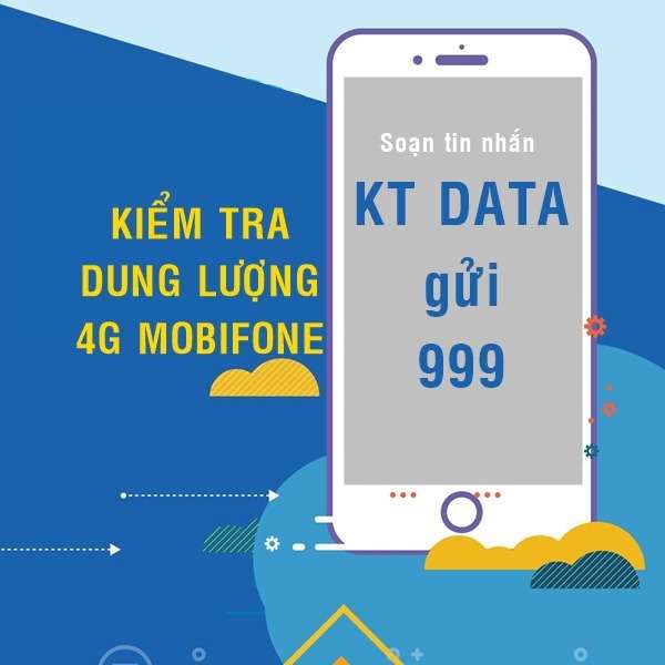 Cách kiểm tra dung lượng 4G Mobi 3